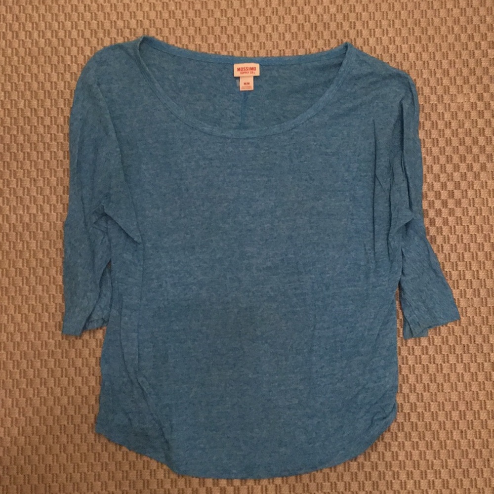 Scoop Neck Loose Shirt
